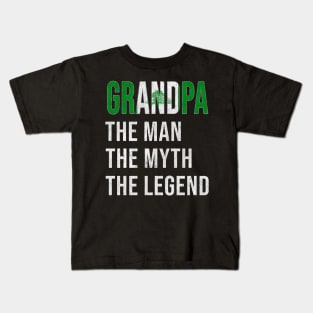 Grand Father Niuean Grandpa The Man The Myth The Legend - Gift for Niuean Dad With Roots From  Niue Kids T-Shirt